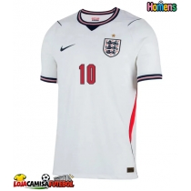 Camisa de Futebol Inglaterra Jude Bellingham #10 Equipamento Principal Mundo 2026 Manga Curta